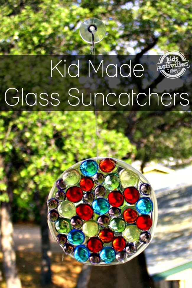 Glass Suncatcher Craft | 25+ Summer Crafts for Kids