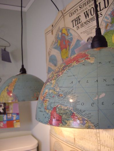 Globe light | 25+ map and globe projects