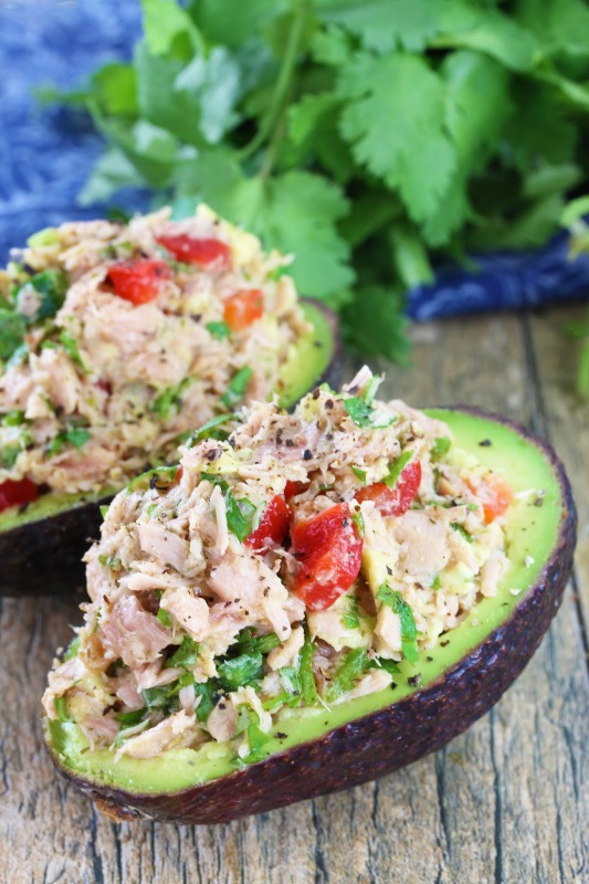 Healthy Tuna Stuffed Avocado | 25+ Avocado recipes