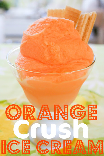 Homemade Orange Crush Ice Cream | 25+ homemade ice cream recipes