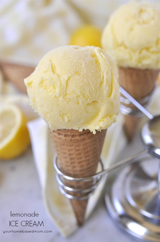 Lemonade Ice Cream | 25+ homemade ice cream recipes