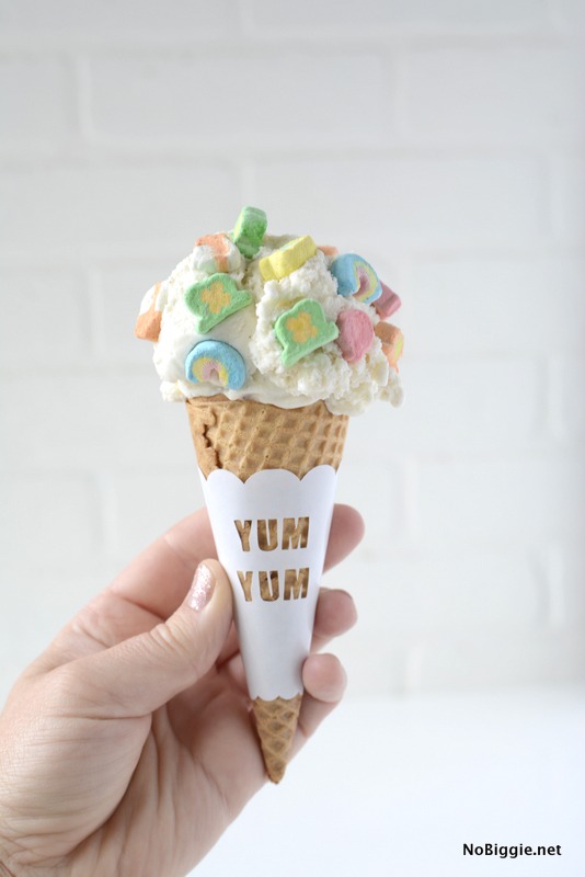Lucky Charms Ice Cream Cone | NoBiggie.net