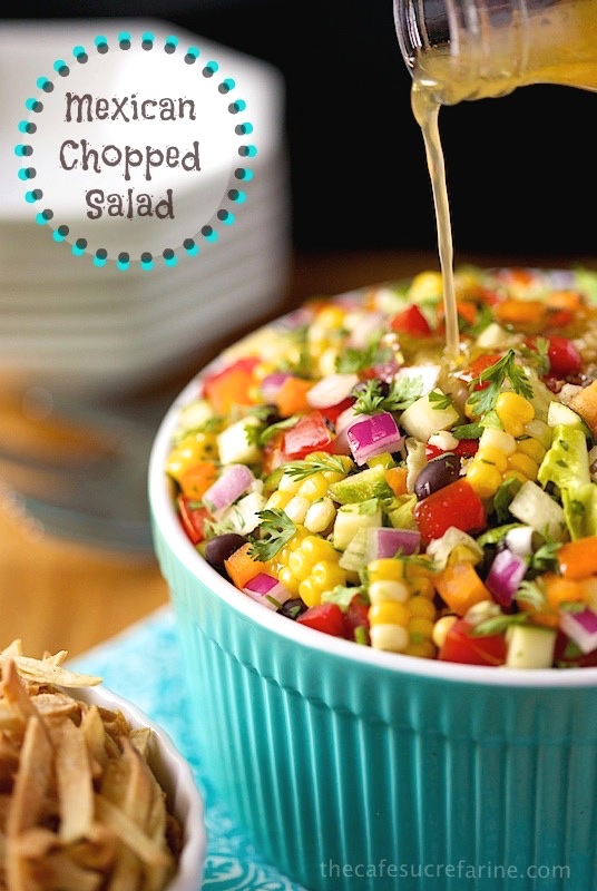 Mexican Chopped Salad | 25+ fresh corn recipes