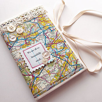 Personalized Map Memory Scrapbook | 25+ map and globe projects