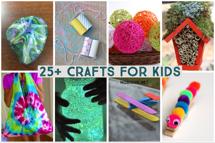 25+ Crafts for Kids | NoBiggie.net