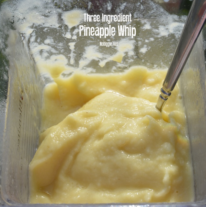 three ingredient pineapple whip | NoBiggie.net