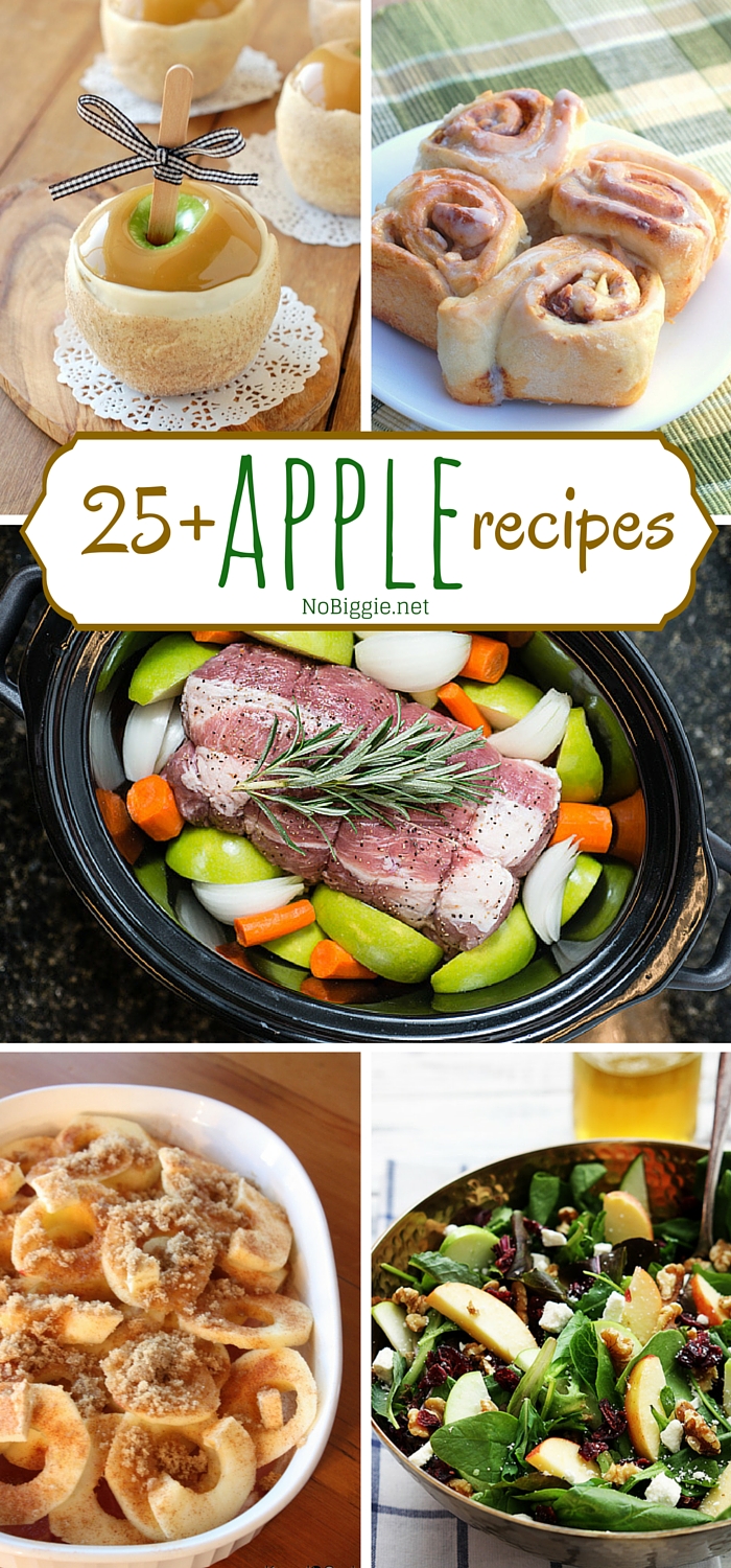 25+ apple recipes | NoBiggie.net
