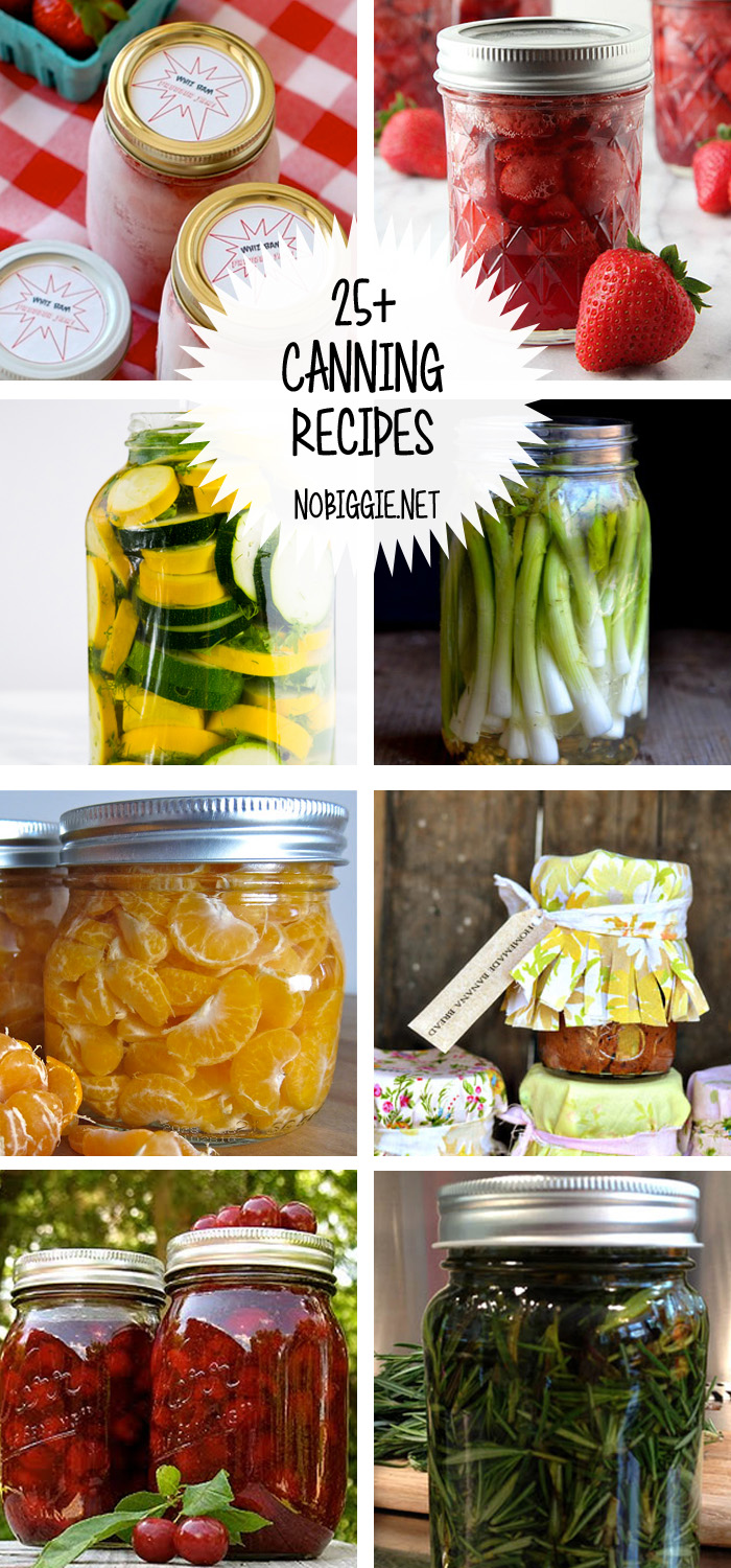 25+ Canning Recipes
