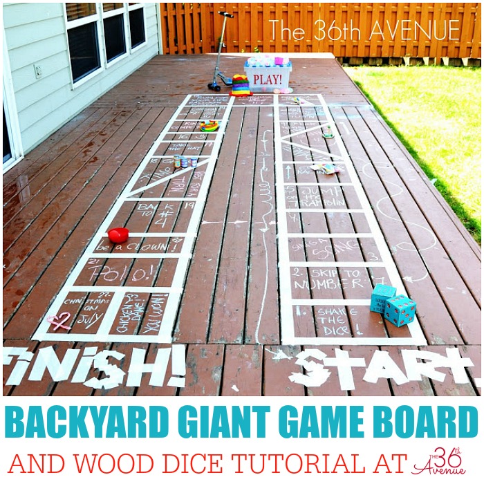 Backyard Giant Game Board | 25+ Yard Games