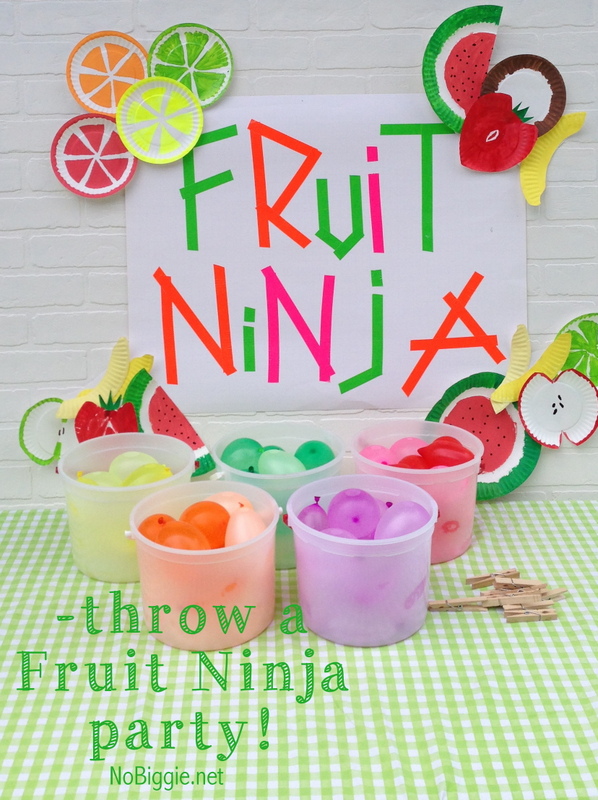 Fruit Ninja party ideas | 25+ Yard Games