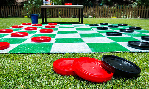 Giant Lawn Checkers | 25+ Yard Games