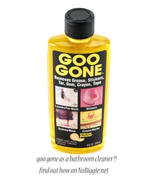 Try it! Goo Gone as a Bathroom Cleaner | 25+ Cleaning Hacks