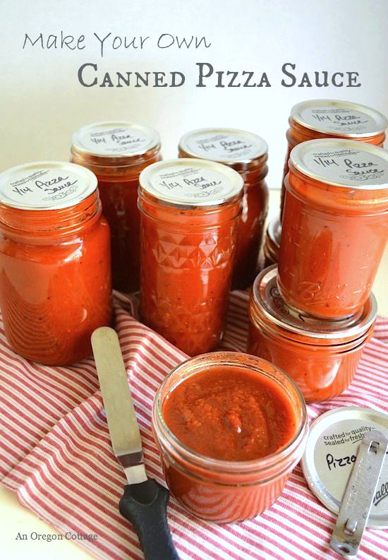 Home Canned Pizza Sauce | 25+ Canning Recipes