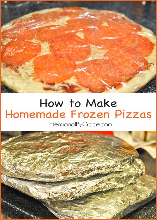 How to Make Homemade Frozen Pizzas| 25+ freezer meal ideas
