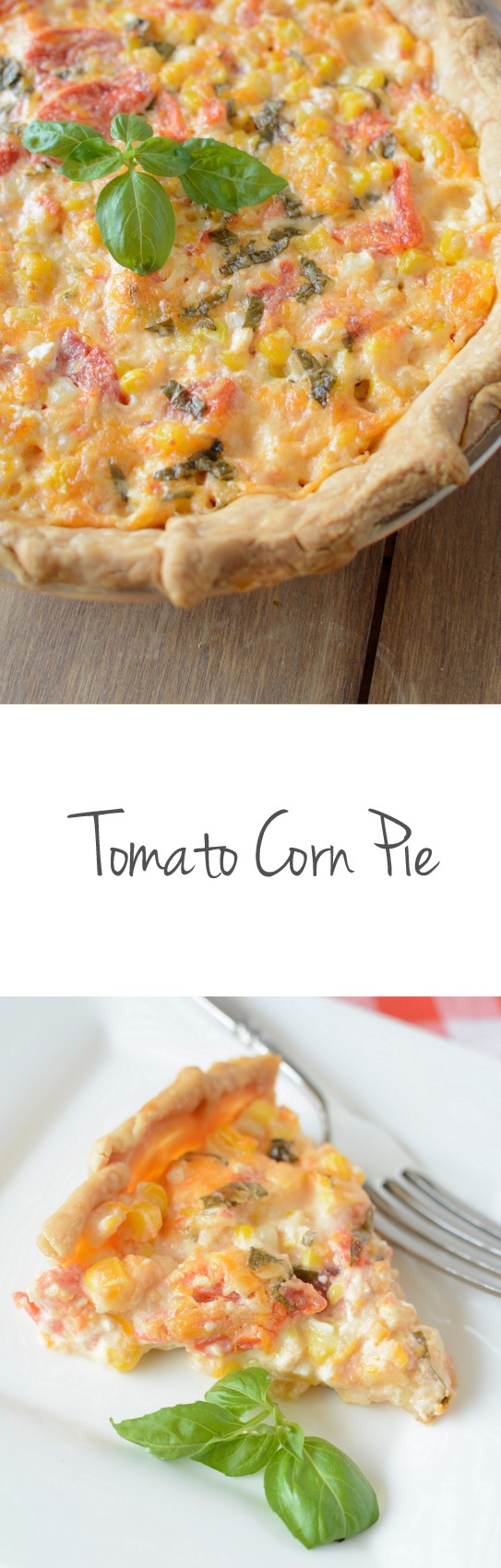 Tomato Corn Pie recipe on NoBiggie.net