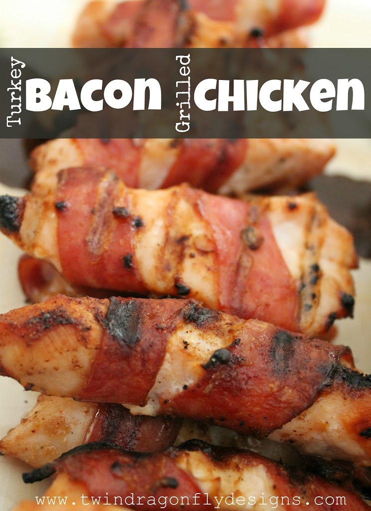 Turkey bacon grilled chicken | 25+ easy camping recipes