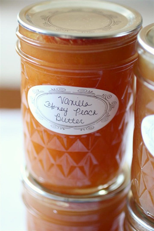 Vanilla Honey Peach Butter | 25+ Canning Recipes