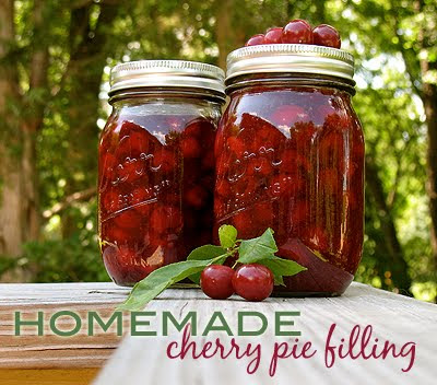 homemade cherry pie filling | 25+ Canning Recipes