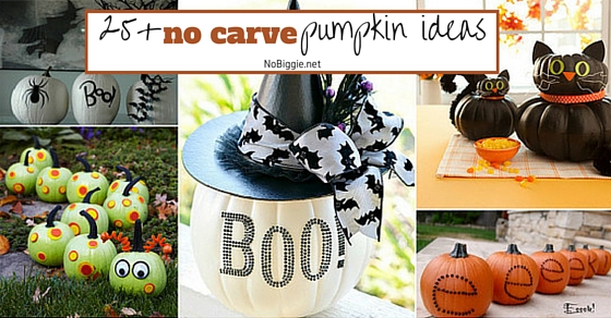 25+ no carve pumpkin ideas | NoBiggie.net