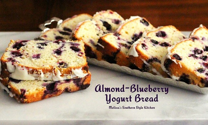 Almond Blueberry Yogurt Bread | 25+ Quick Bread Recipes (No Yeast Required)