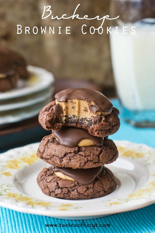 Buckeye brownie cookies | 25+ peanut butter and chocolate desserts