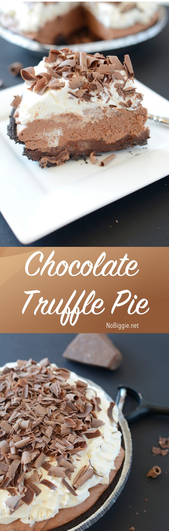 Chocolate Truffle Pie | NoBiggie.net