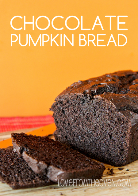 Dark Chocolate Pumpkin Bread | 25+ Quick Bread Recipes (No Yeast Required)