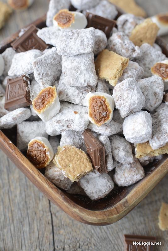 S'mores muddy buddies | 25+ peanut butter and chocolate desserts
