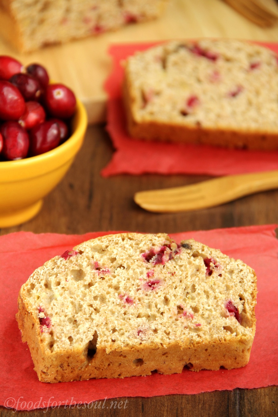 Whole Wheat Cranberry Banana Bread | 25+ Quick Bread Recipes (No Yeast Required)