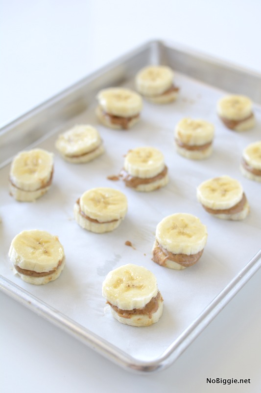 recipe for easy frozen banana bites | NoBiggie.net