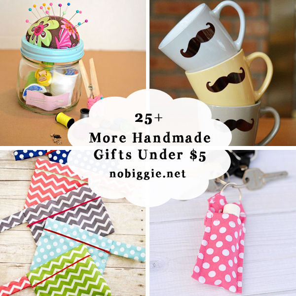 25+ more handmade gifts under five dollars |nobiggie.net