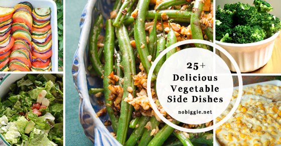 25+ vegetable side dish recipes | NoBiggie.net