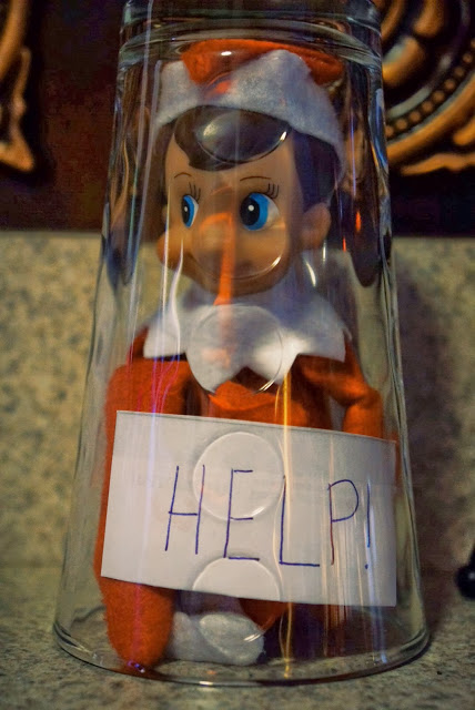 Trapped Elf | 25+ MORE Elf on the shelf ideas