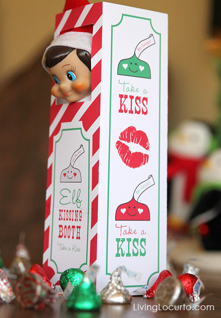 Elf kissing booth | 25+ MORE Elf on the shelf ideas