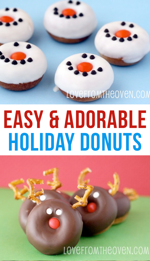 Holiday donut fun with baby cakes donut maker | 25+ snowman crafts and fun food ideas
