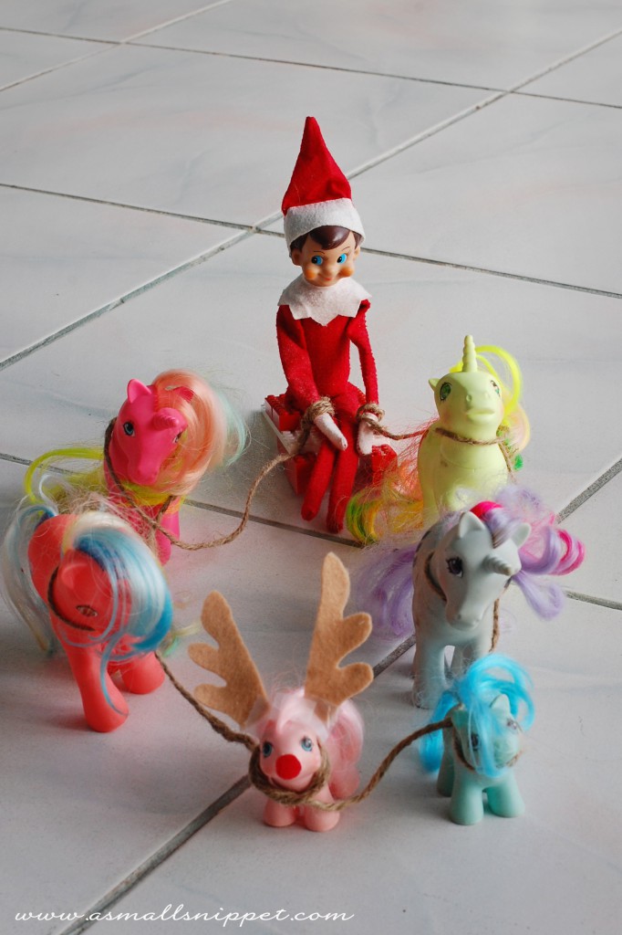 My Little Pony Reindeer | 25+ MORE Elf on the shelf ideas