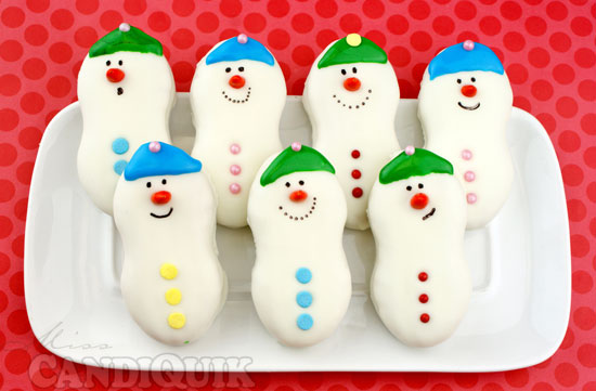 Snowman cookies | 25+ snowman crafts and fun food ideas