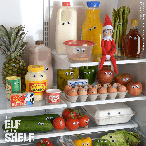 Watch what you eat | 25+ MORE Elf on the shelf ideas