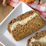 pumpkin bread with spiced cream cheese swirl | NoBiggie.net