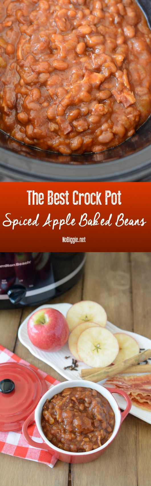 the best crock pot spiced apple baked beans | NoBiggie.net