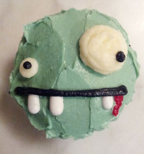 the zombie cupcake