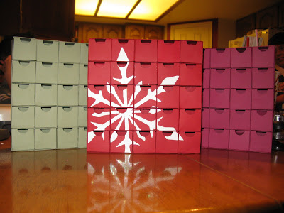 Boxes advent calendar | 25+ Christmas advent calendar ideas
