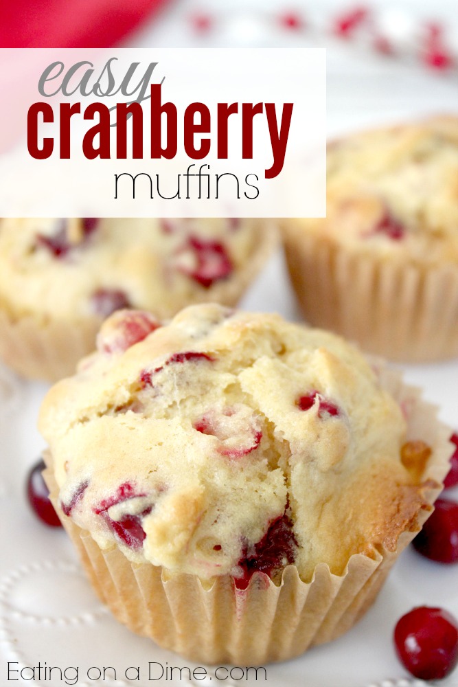 Cranberry muffins | 25+ cranberry recipes