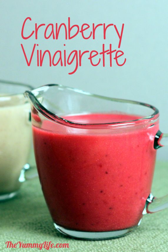 Cranberry vinaigrette | 25+ cranberry recipes