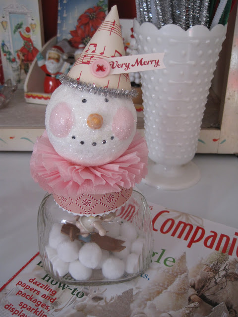 snowman jar craft | 25+ Snowman Crafts and Fun Food