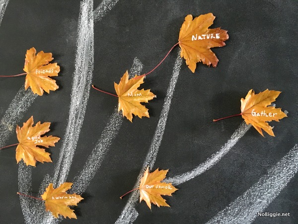 waxed thankful leaves | NoBiggie.net