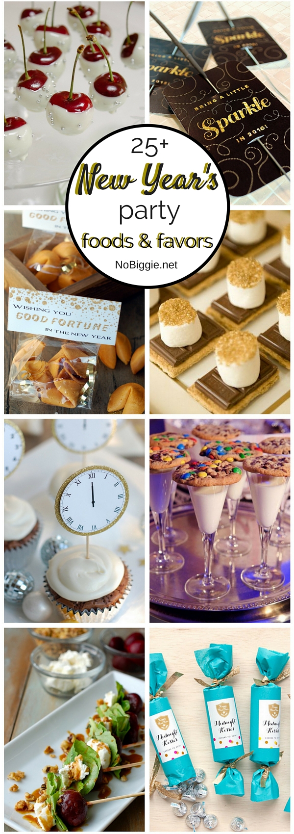 25+ New Year's Eve party food and favors | NoBiggie.net