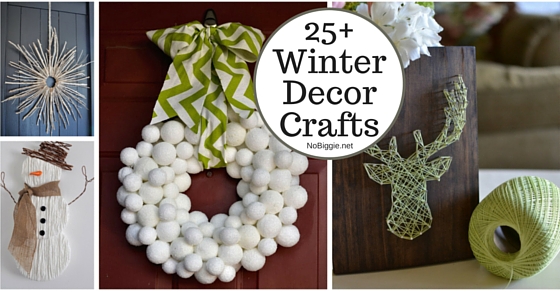 25+ Winter decor crafts | NoBiggie.net