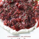 Cranberry Jalapeno cream cheese dip