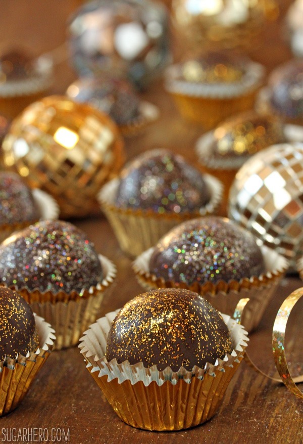Disco Truffles for New Year's Eve | 25+ NYE party ideas